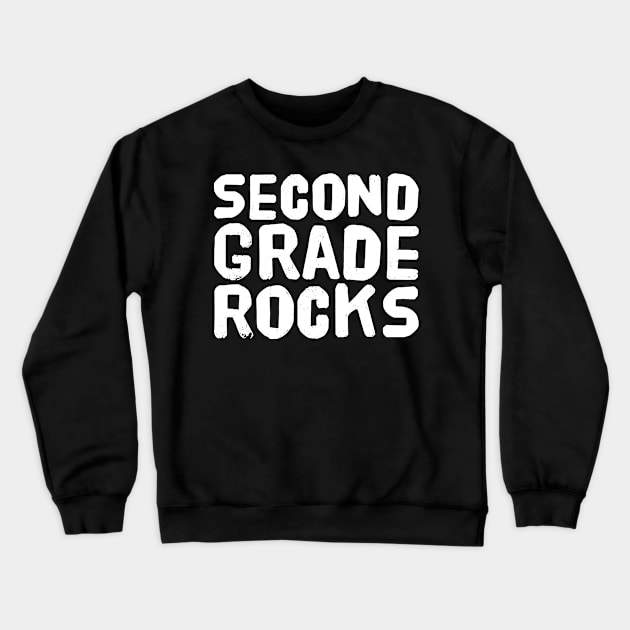 Second grade rocks Crewneck Sweatshirt by captainmood